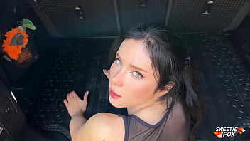 Preview 2 of India Outdoor Deshi - Busty Fit Girl Fucks Muscular Stranger Trainer in the Forest After Jogging
