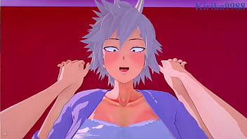 Preview 3 of The Horses At - Mitsuki Bakugo and Izuku Midoriya intense sex. - My Hero Academia Hentai