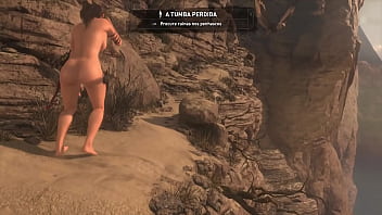 Preview 1 of Secretly Filmed Undressing - Rise of the Tomb Raider - MOD - Nude