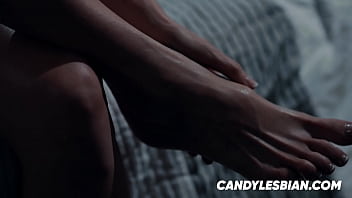Preview 1 of Cmdi - Cute Lesbiana Step Daughter Gives her Step Mom Chory Chase a Massage with Happy Ending