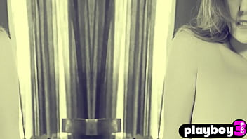 Preview 3 of Bro Bair Bou - Gorgeous redhead teen Tawny Swain enjoys passion striptease after hot posing action
