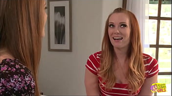 Preview 1 of Public Area Amateur - Red haired girl enjoys and experiences orgasm while her friend licks her ass and pussy
