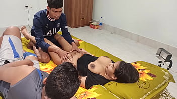 Preview 2 of Pussy Water Hot Video D - One girlfriend fucked two boye  group sex very hurd fucked yaung lady and hunsome two boy xxx porn. Shathi khatun and hanif and Shapan pramanik