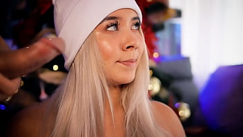 Preview 4 of Sxe Videos Lod - Blonde with an angelic face looks adorable while sucking a cock