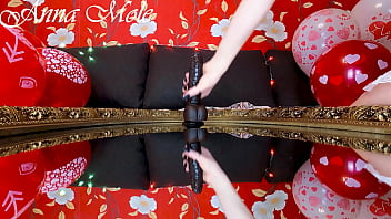 Preview 2 of Madhumita - Test and overview of a new toy,  a large black dildo really like my pussy,  I also want a jump on it