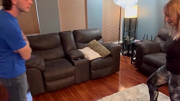 Preview 2 of Ashlee Cleveland Pov - Big Tits Mature Stepmom Danni Jones and Stepson Motivate Each Other