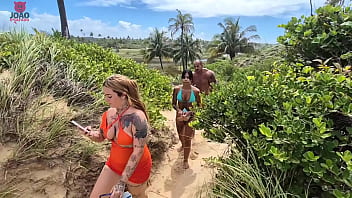 Preview 3 of Haryanvi Tpey - Aventura na Praia de Nudismo Acaba Todo Mundo Transando na Orgia | Joao O Safado - Lunna Geek - Brinquedo Ator 2 - Pitbull Porn ( PARTE 1 )