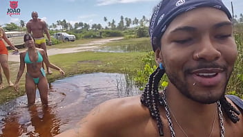 Preview 1 of Haryanvi Tpey - Aventura na Praia de Nudismo Acaba Todo Mundo Transando na Orgia | Joao O Safado - Lunna Geek - Brinquedo Ator 2 - Pitbull Porn ( PARTE 1 )
