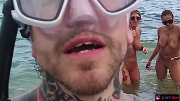 Preview 2 of The Doctor Temperature - Bringing home big tits brunettes beach babes for a threesome