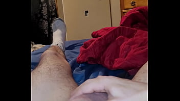 Preview 2 of Flash The Vigina - me just stroking my semi hard cock