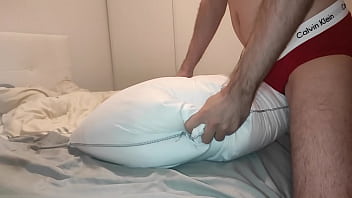 Preview 1 of Voyeur Toilet Spy Webcam - Pillow humping - I cum and moan thinking of fucking you