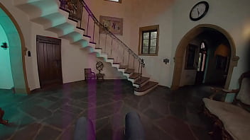 Preview 1 of The Dick Pick Trick - VR Conk: Busty Brunette Lady Dimitrescu Fucks And Masturbates In Resident Evil Village Cosplay Parody pt.3