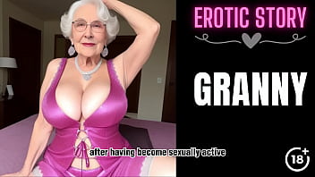 Preview 3 of Exchange Sexy Movie - [GRANNY Story] Threesome with a Hot Granny Part 1