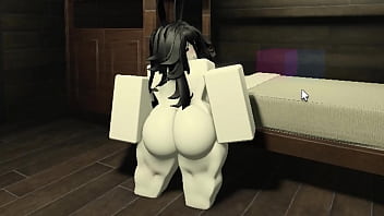 Preview 1 of Dad Mom Caught Son Fuck - Slut Roblox - test video / Puta de roblox,  primer video