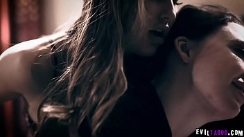 Preview 2 of Mesag Girl Xx - Whitney Wright and Paige Owens was caught by stepdad in a pussy licking session so he joined them in a 3some to make their sex more exciting.