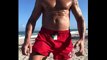 Preview 4 of Pono Latest - LIFEGUARD BEACH BODY PORN STAR