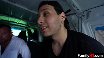 Preview 2 of Japanese Mature Creampie Sex - Teenager goes through a rebellious phase,  and his stepdad doesn&rsquo_t want to deal with his bad attitude anymore,  so he enlists the help of a disciplinary expert