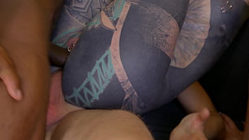 Preview 3 of Intrcial Xxx - Jayjay Pink &amp_ ANUSKATZZ ON 8 GUYS GANGBANG