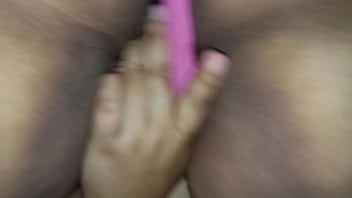 Preview 2 of Jav Pipi Moglie - video masturbating with pink thong on,  I lower my panties and masturbate as a doggy style.