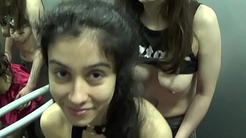 Preview 2 of Porn Xnxx Phonertic - (RISKY PUBLIC SEX) Anal fuck and threesome sex in an elevator