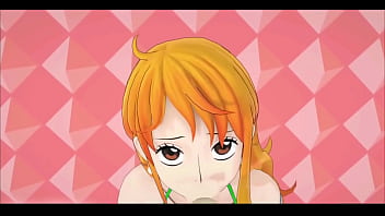 Preview 1 of Carem Rep - One Piece Nami Hentai Sex Beep Block Skyway Song MMD 3D Green Bikini (CLIP)