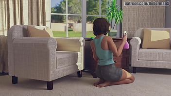 Preview 1 of Sunny Cxxx Video - Twister Game With Stepmom