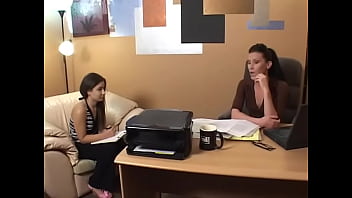 Preview 1 of Gerl Frend Xxx Vedeo - Brunette lesbians suck each other&#039_s nipples and lick pussies