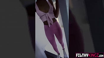 Preview 1 of Mom Son Hotdl - Mila Mars Sex At The Gym Bathroom