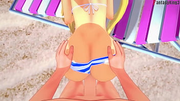 Preview 3 of Forced Wife Brazzer - Marie Rose bikini fucking on the beach | free POV | DOA | Full &amp_ POV on Sheer &amp_ PTRN: Fantasyking3