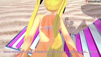 Preview 4 of Forced Wife Brazzer - Marie Rose bikini fucking on the beach | free POV | DOA | Full &amp_ POV on Sheer &amp_ PTRN: Fantasyking3