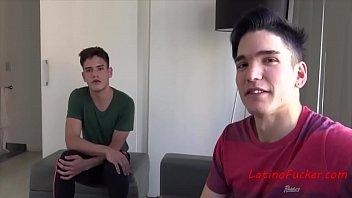 Preview 2 of Mm Huge Boobs - 18yo Latin Virgin Boy Fucks His Boyfriend For Camera