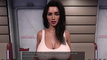 Preview 2 of Japanes Amatr - Stranded In Space #112 - Big Boobs Ebony Milf Has Feelings For Me