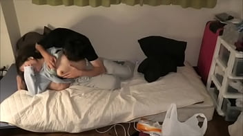 Preview 3 of Lesbian Cum Compilation - 「イカ臭いチンコ舐めたい。。」大◯生彼女が僕の部屋に泊まりに来た時にスマホいじってる僕の側に寄ってきてズボン越しに勃起した僕のチンコを握って、そのまま2人は下半身裸になって&hellip_。