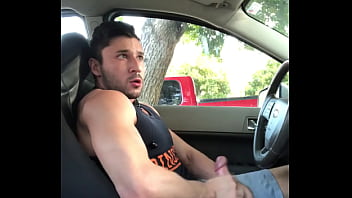 Preview 2 of Sans Culottes Voiture - Scott De Marco Cum in a car - Sborra in macchina