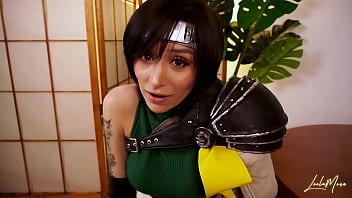 Preview 2 of Black And Chinses - I suck my step-brother&#039_s dick as Yuffie from Final fantasy / Leela Moon