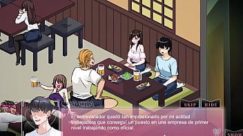 Preview 3 of Public Pickups Yung - [Hentai Game] ║ NtrAholic ║ │in front of her hus she is my bitch  │ ►PART 6◄