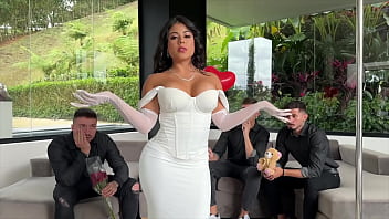 Preview 1 of Kiss Sis2 - GANGBANG FOR SAN VALENTIN TO STEFFY MORENO DOUBLE PENETRATION AND ORAL CREAMPIE AND DEEP ANAL