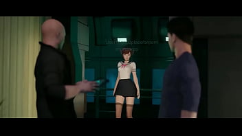 Preview 2 of Gay Animalsex - D.va space adventure for a &quot_Mission&quot_