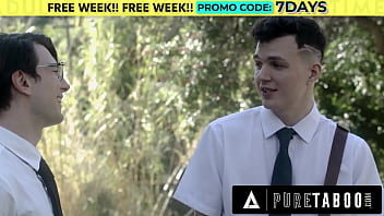 Preview 1 of Big Cock Hard Fast - PURE TABOO Mentoring Religious Stud Converts Newcomer To Lonely Housewife Dee Williams&#039_s Temptation