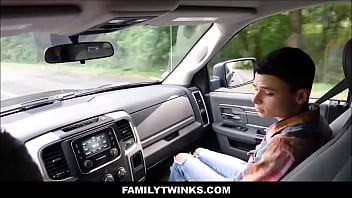 Preview 1 of Mallu Xxx Bath - Fucking My Twink Outdoors While On Road Trip - Austin Lock,  Alex Killian