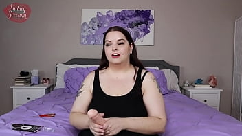 Preview 2 of Xxx Sanilyvni - BBW Tests Out New Realistic Dildo Until She Cums - Ubberime Dildo - Sydney Screams