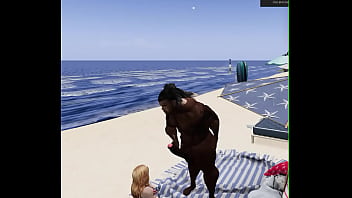 Preview 4 of Her Loves Sexcom - beach bimbos lined up to service dj fluker&#039_s monster cock