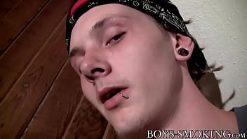 Preview 1 of Xxx Khala Bhanje Analey Video - Tattooed young jock Kyd Cash smokes cigars and masturbates