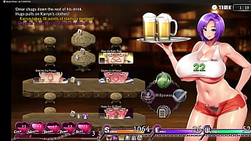 Preview 2 of Super Power Ranger - Karryns Prison Part 3 Waitress Job and Finger sucking,  Sexy Warden Hentai Game