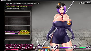 Preview 3 of Super Power Ranger - Karryns Prison Part 3 Waitress Job and Finger sucking,  Sexy Warden Hentai Game