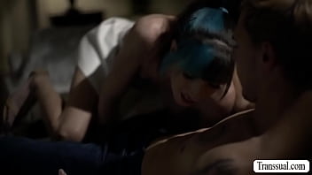 Preview 2 of Aniamlas Hoars Sex Video Wap In - Trans stepmommy lets stepson bareback her wet ass