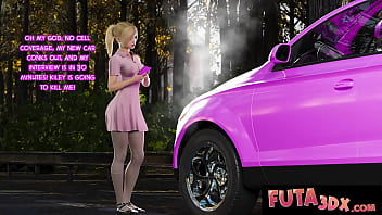 Preview 2 of Waptirc Kom - Big Dicked Futa Cop Shoves Her Cock In Tight Pussy COMIC