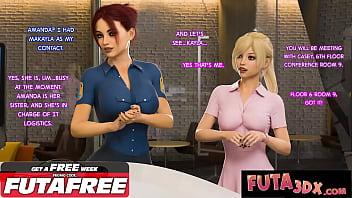 Preview 3 of Waptirc Kom - Big Dicked Futa Cop Shoves Her Cock In Tight Pussy COMIC