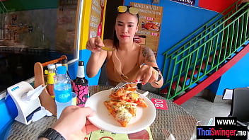 Preview 1 of Gghji - Horny big tits Asian teen riding boyfriends cock and sucked his hard cock