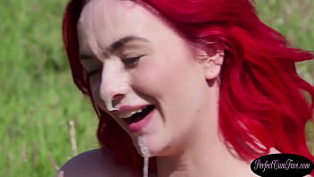 Preview 4 of 18 Year Old Semen - Busty jessica rabbit lookalike blows dick